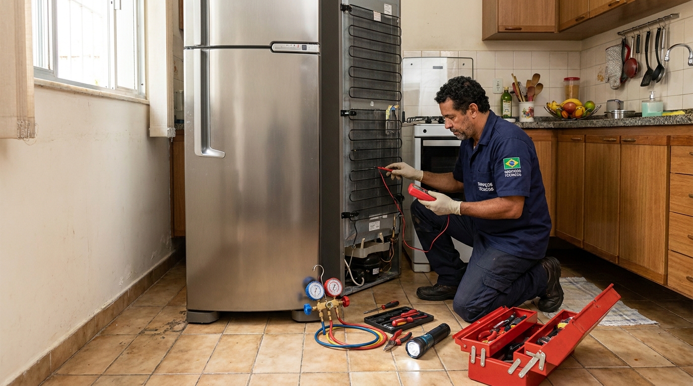 Manutenção na refrigeração em Goiânia-GO